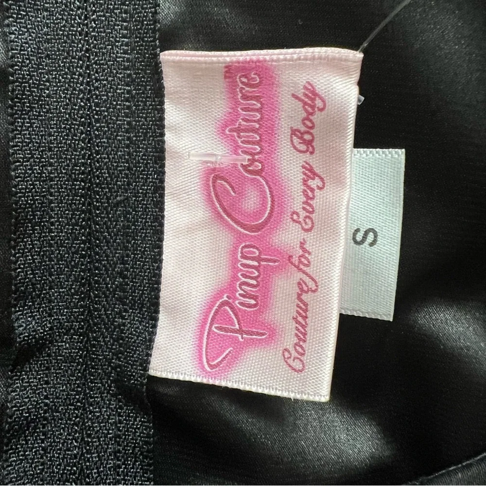 Pinup couture  Gena Dress In Black Flocked Harlequin  short sleeve small NWT - Picture 6 of 8